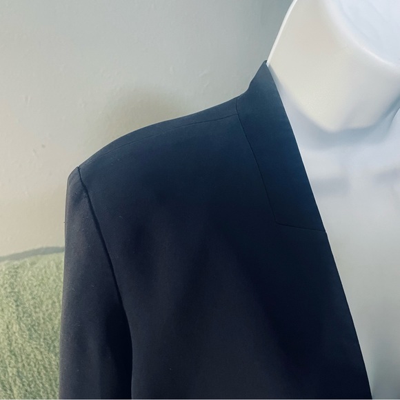 THEORY Winola R Deep Navy Drapey Crepe Blazer - Picture 5 of 10